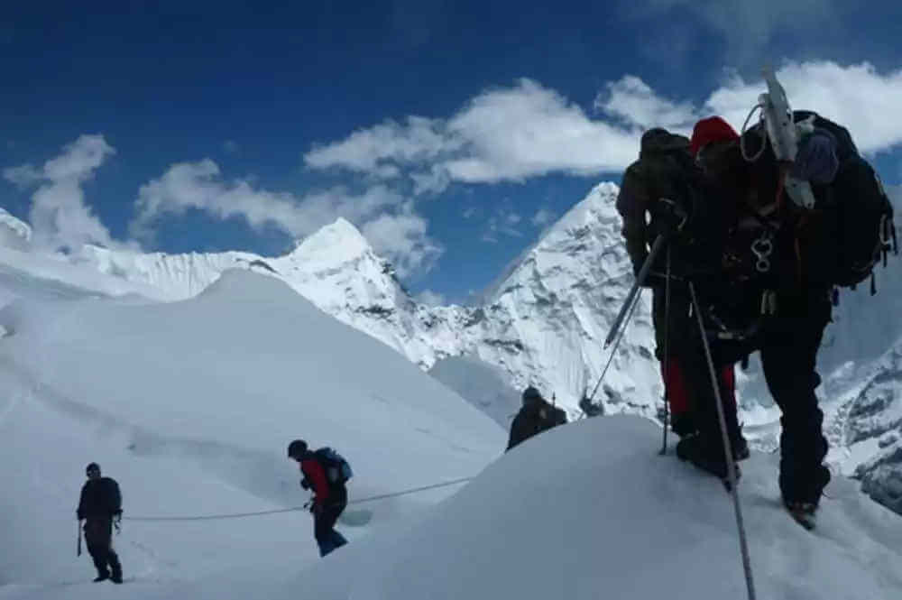 West Chulu Peak Climbing