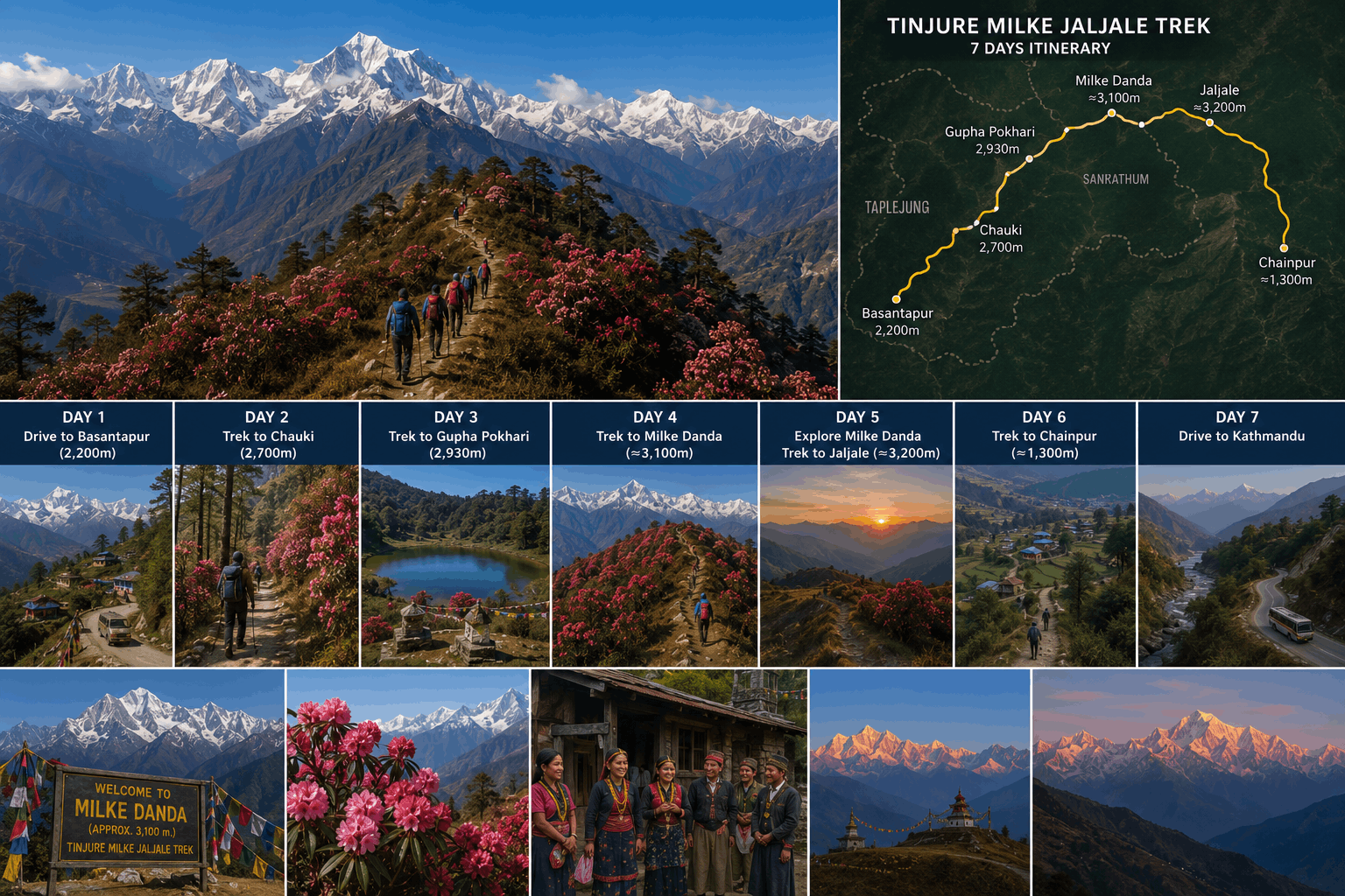 Tinjure, Milke, Jaljale Trek